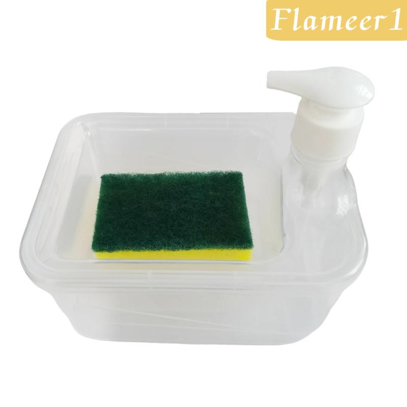 Bình Đựng Xà Phòng 1000ml Kèm Giá Đỡ Tiện Dụng Cho Quầy Bartop