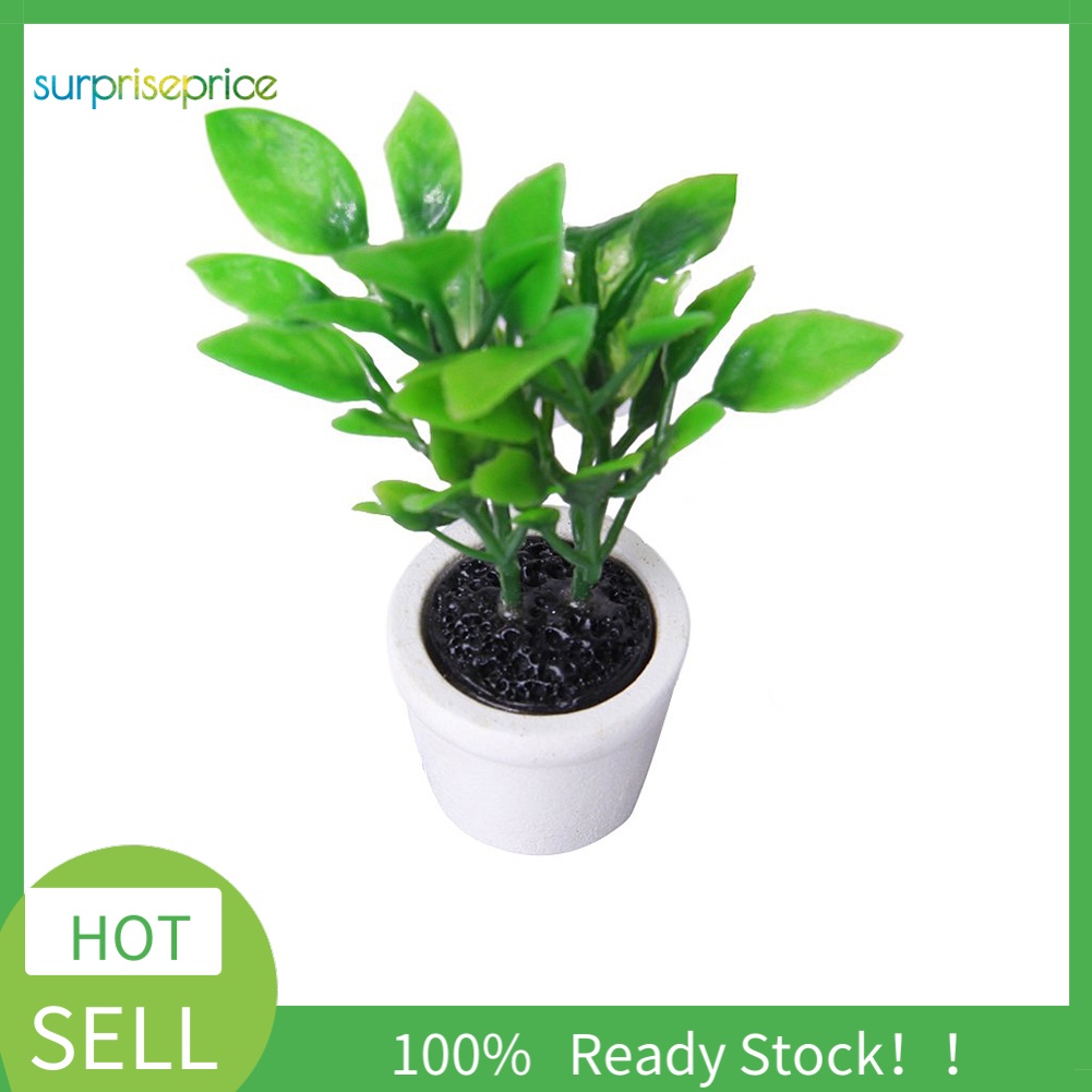 Mô Hình Cây Xanh Trang Trí Nhà Búp Bê Tỉ Lệ 1: 12