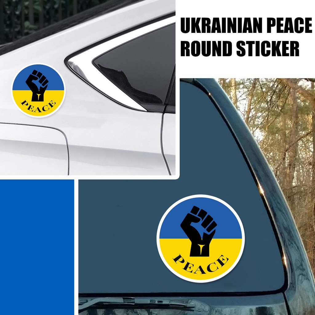 Bộ 10 / 50 Miếng Dán Đề Can Tròn Nhiều Màu Sắc Đa Năng Chống Phai Màu Trang Trí Xe Hơi