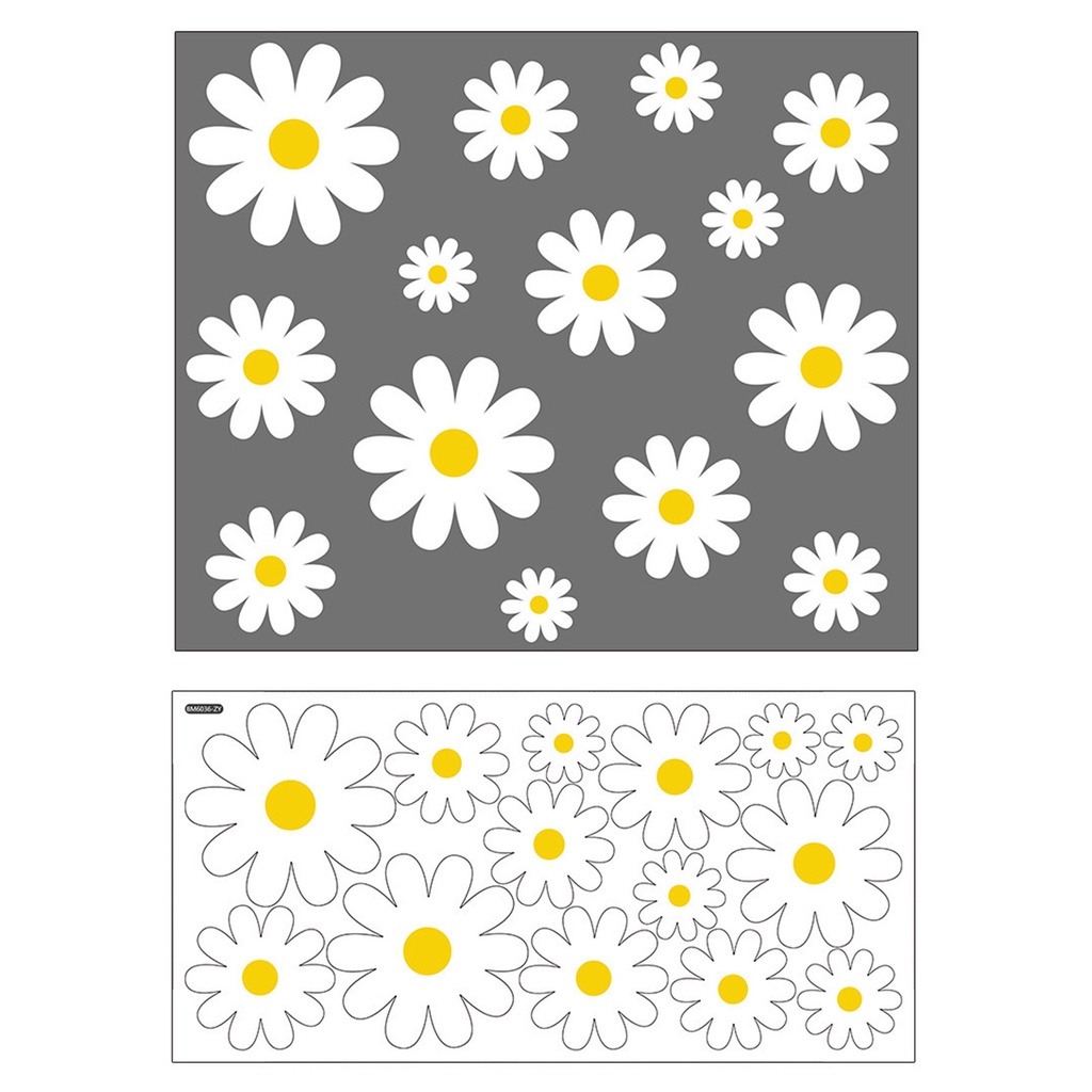 Miếng Dán Tường Bằng PVC Tự Dính Họa Tiết Hoa Nhỏ Trang Trí Nhà Cửa