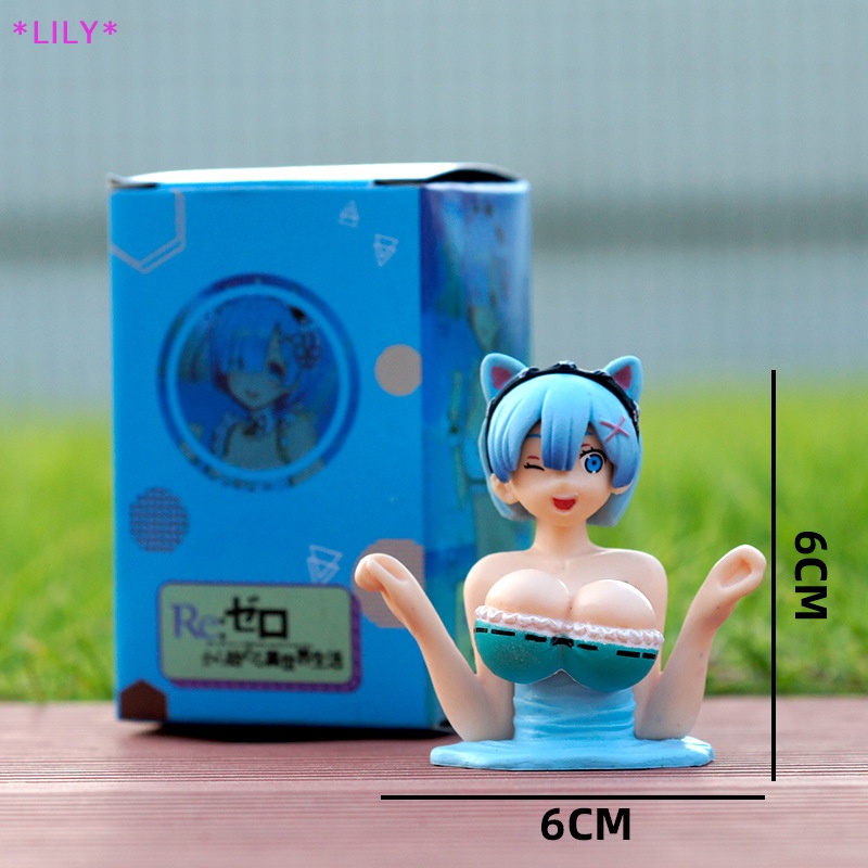 Lily Lắc ngực cô gái trang trí sexy dễ thương búp bê hình dạng đầy đặn Phụ Kiện Xe Hơi uuu