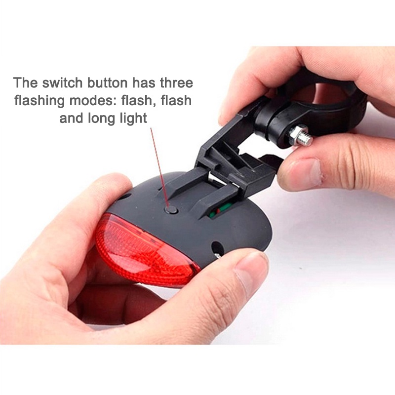 ⚡Còn Hàng⚡Đèn Hậu Xe đạp Năng Lượng Mặt Trời Đèn Cảnh Báo đi Xe Ban đêm Đèn Hậu Xe đạp   Bị đi Xe đạp Leo Núi Ba Chế độ Đèn Hậu Xe đạp Năng Lượng Mặt Trời