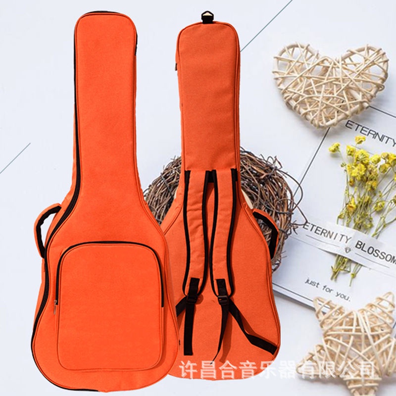 Túi Đựng Đàn Guitar 41-Inch 40-Inch Chất Liệu Cotton Dày Dặn Màu Trơn Chống Thấm Nước Tiện Dụng