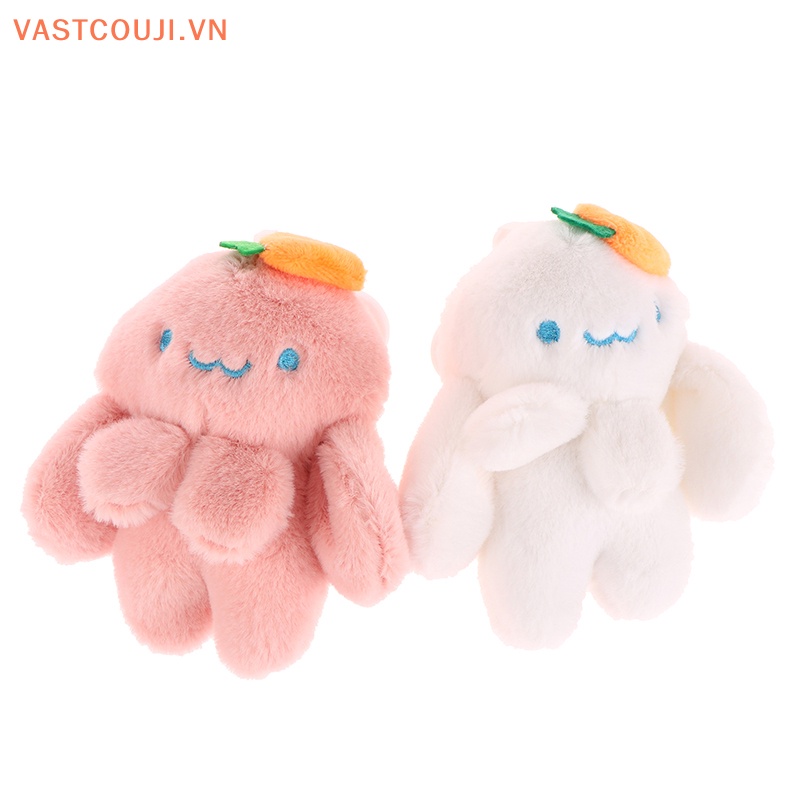 Móc Khóa Thỏ Nhồi Bông Mềm Mại Dễ Thương