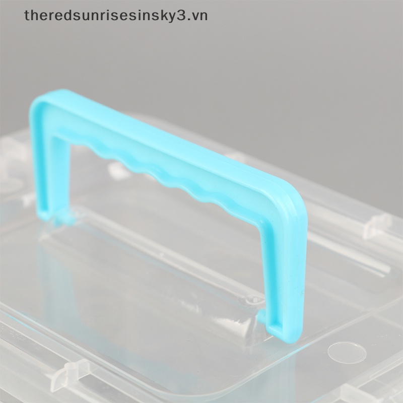 Hộp Đựng Trang Sức Bằng Nhựa Hình Vuông Nhỏ Trong Suốt Thời Trang