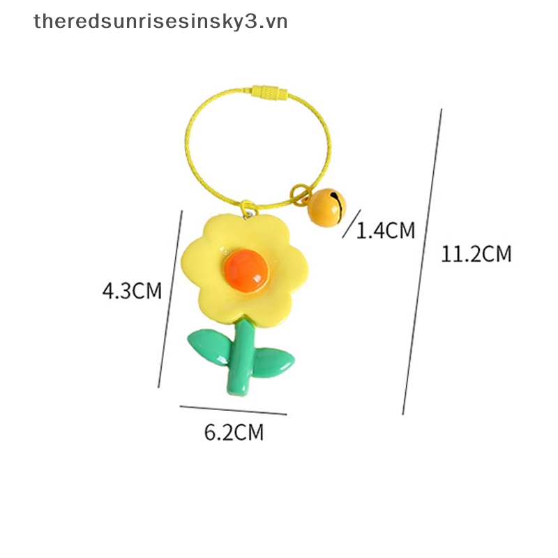 Vòng Tay / Móc Chìa Khóa / Túi Xách Hình Hoa Ngọt Ngào Nhiều Màu Dễ Thương Phong Cách Hàn Quốc Thời Trang Cho Nữ