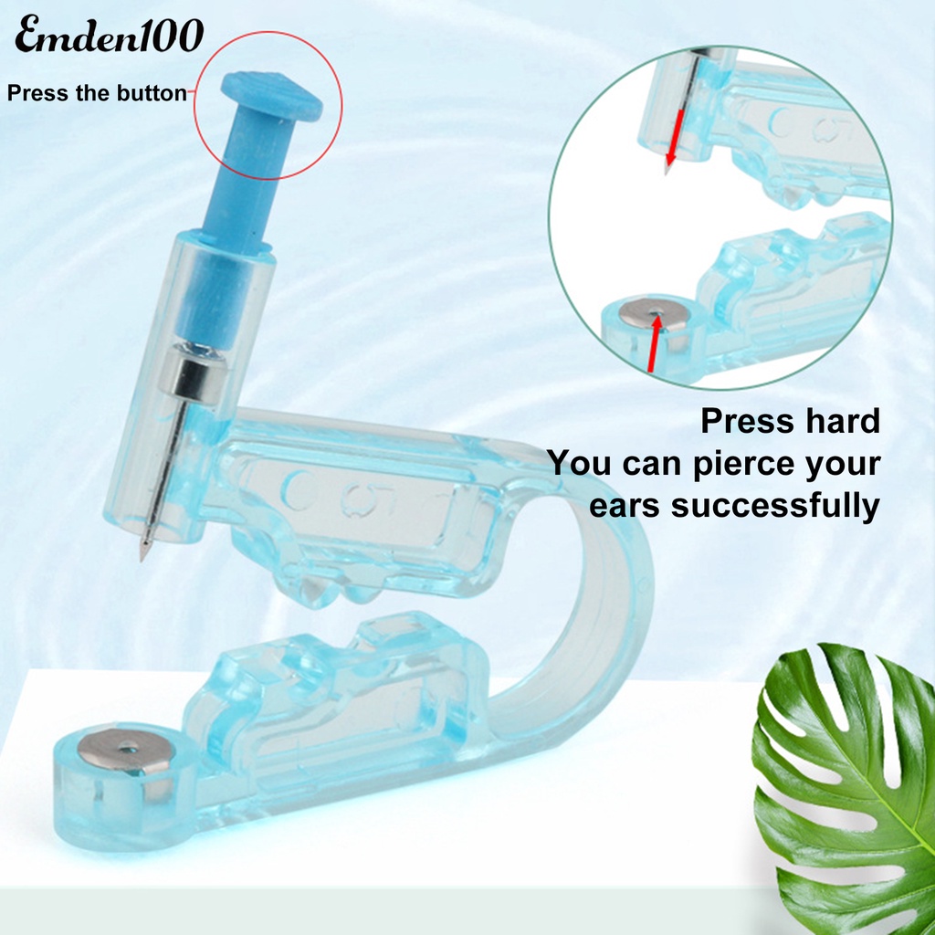 [EMDEN] Dụng Cụ Xỏ Khuyên Tai Di Động Không Đau Nhanh Chóng Sử Dụng Một Lần Cho Cuộc Sống