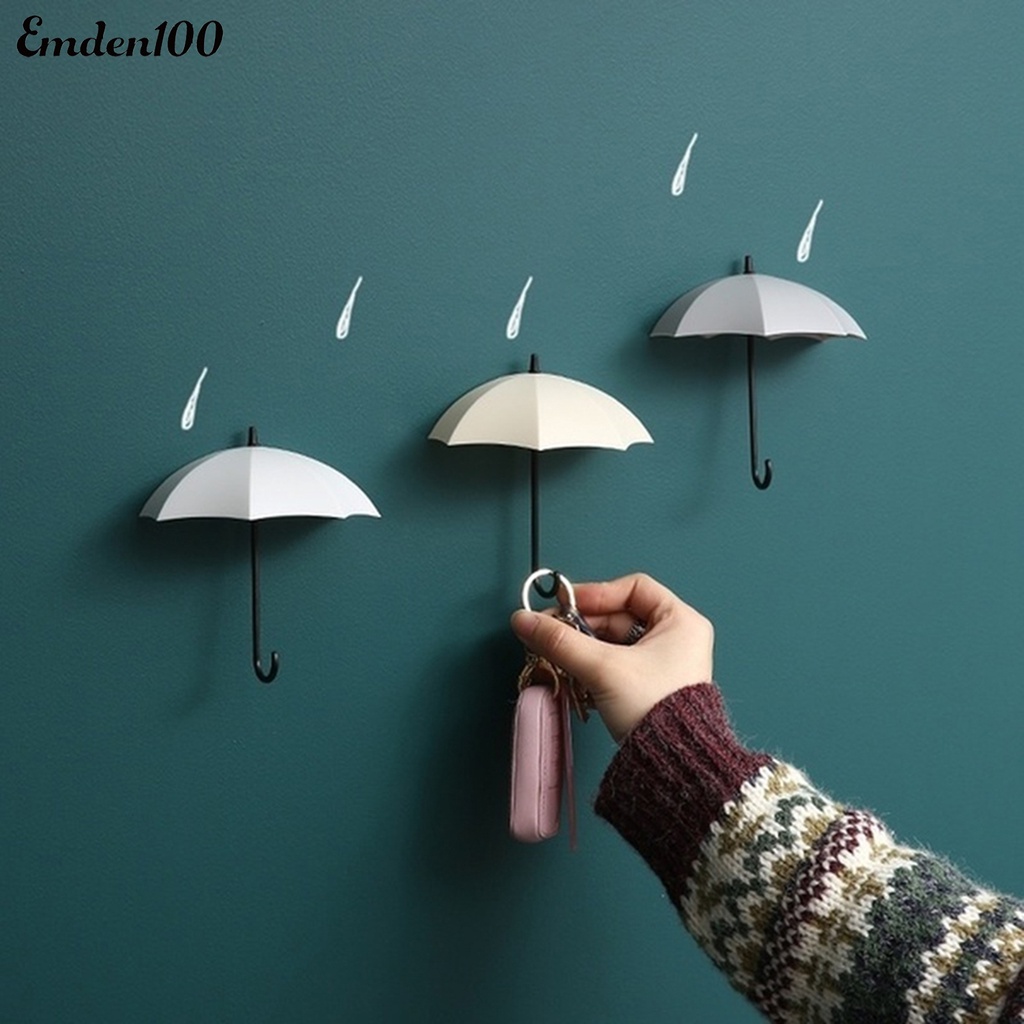 Bộ 3 Giá Đỡ Chìa Khóa Treo Tường Bằng ABS Thân Thiện Với Môi Trường