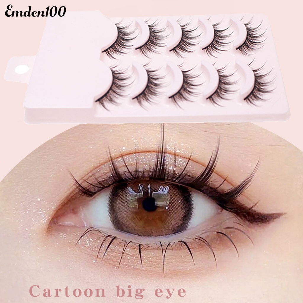 Bộ 5 Cặp Lông Mi Giả 7 Phong Cách Tự Nhiên Không Gây Kích Ứng