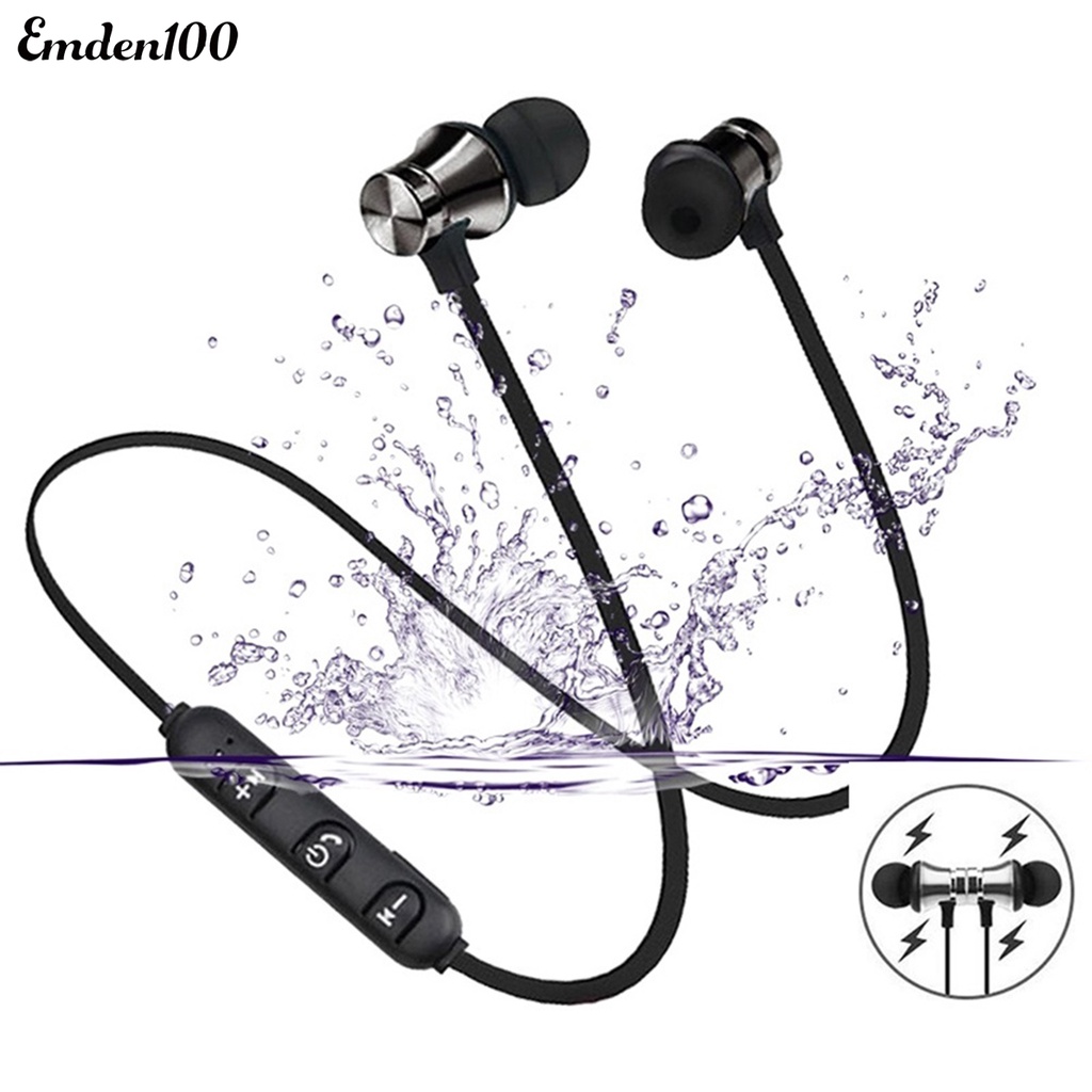 [EMDEN] Tai Nghe Nhét Tai Thể Thao XT11 Không Dây Kết Nối Bluetooth ic