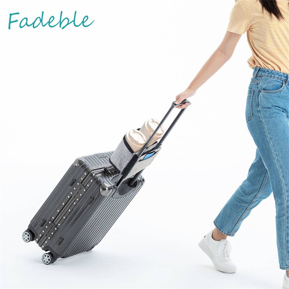 Giá Đỡ Cốc 2 Ngăn Bằng Vải Oxford Thoáng Khí Tiện Dụng Mang Theo Du Lịch