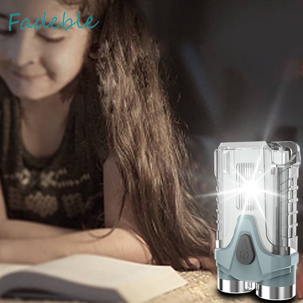 Đèn LED Cắm Trại Bỏ Túi Loại C 500mAh Chống Thấm Nước 7 Chế Độ Tiện Dụng