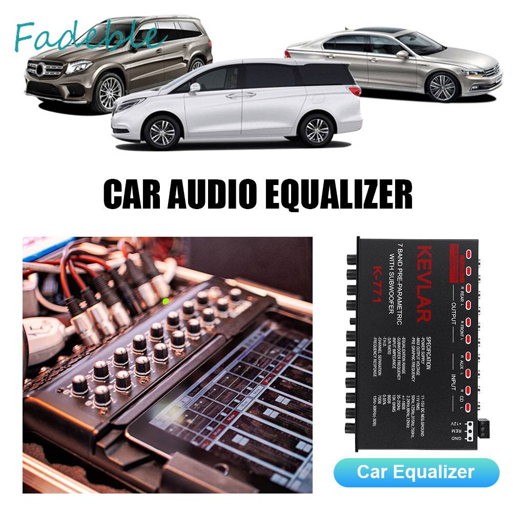 Bộ Cân Bằng Âm Thanh 7 Band 35-250HZ Cho Xe Hơi