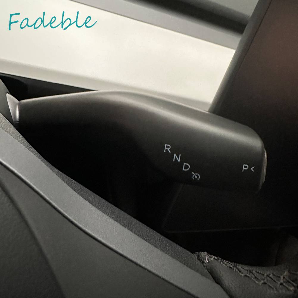 1 Cặp Núm Bọc Cần Gạt Số Màu Nhám Cho Tesla Model Y 3