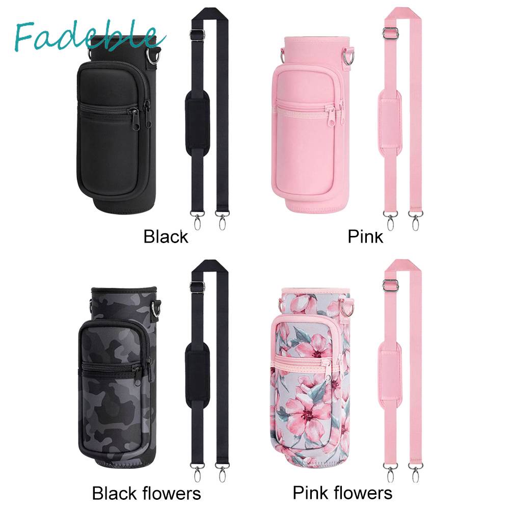 Túi Đựng Bình Nước 1000ML Bằng Cao Su Tổng Hợp Có Dây Đeo Vai Điều Chỉnh Đ