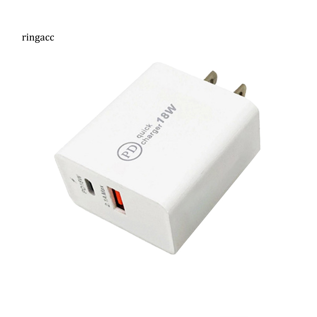 Cốc Sạc Nhanh PD18W QC30 Mini Tiếng Ồn Thấp Cho Điện Thoại Android