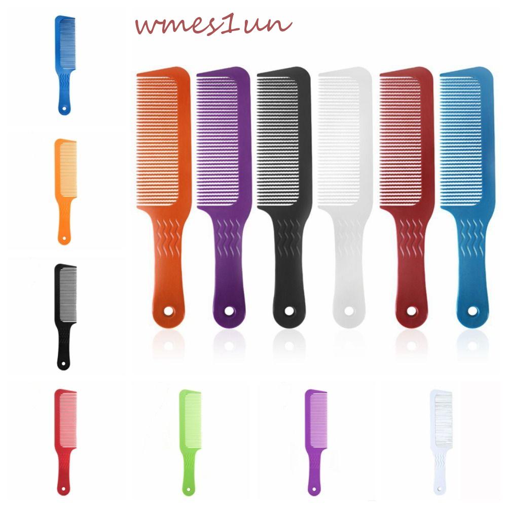 WMES15H Lược Chải Tóc Tạo Kiểu Gợn Sóng Bằng Nhựa Carbon Màu Đen Chống Tĩnh Điện Chuyên Nghiệp Cho Nữ / Phụ Nữ