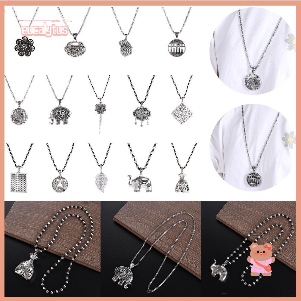 EUTUS Vòng cổ Phong Cách Tây Tạng Vintage
