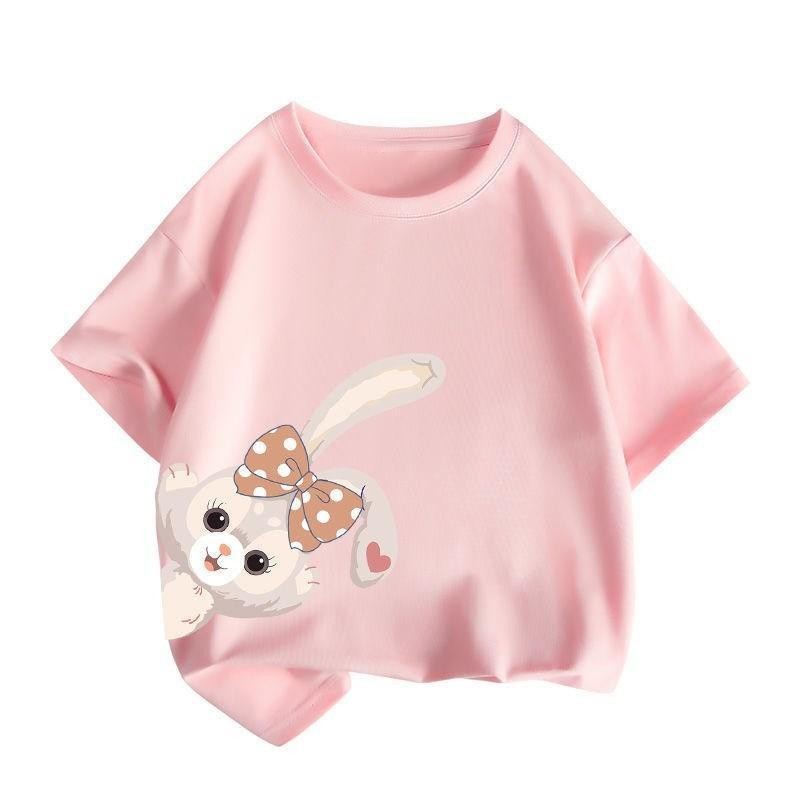 Áo Thun Cotton Trơn Tay Ngắn Phong Cách Thời Trang Mới 2023 Dành Cho Bé Trai Gái