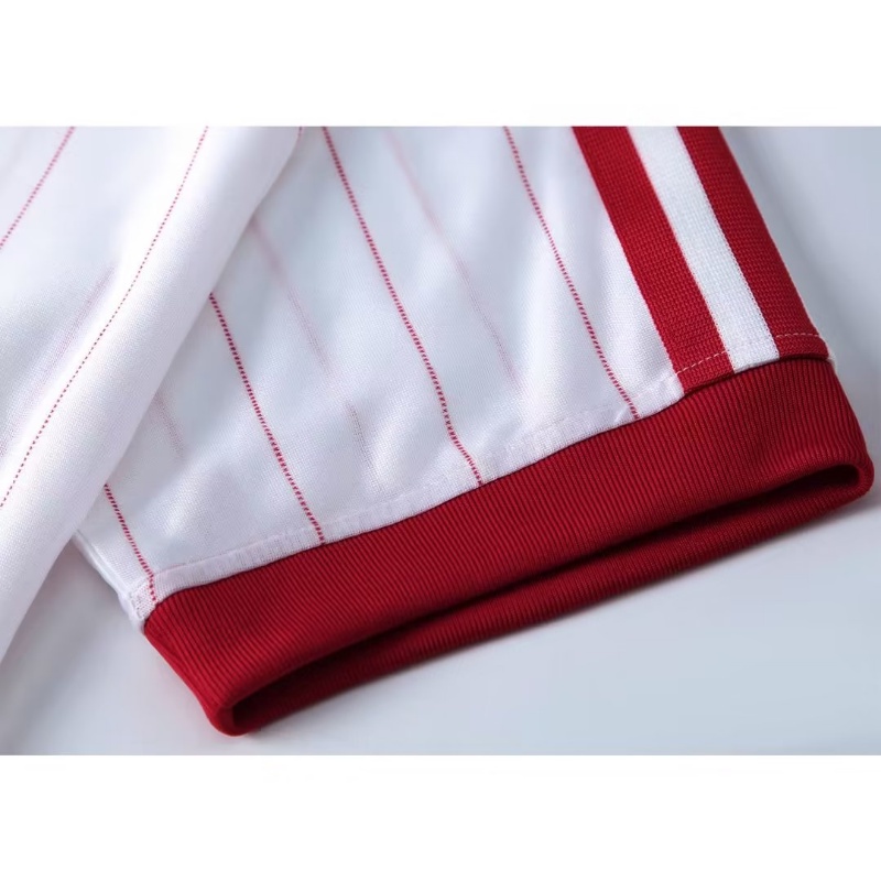 Áo Bóng Đá Ngắn Tay Mau Khô Phong Cách Retro 1982 Poland Size S-XXL