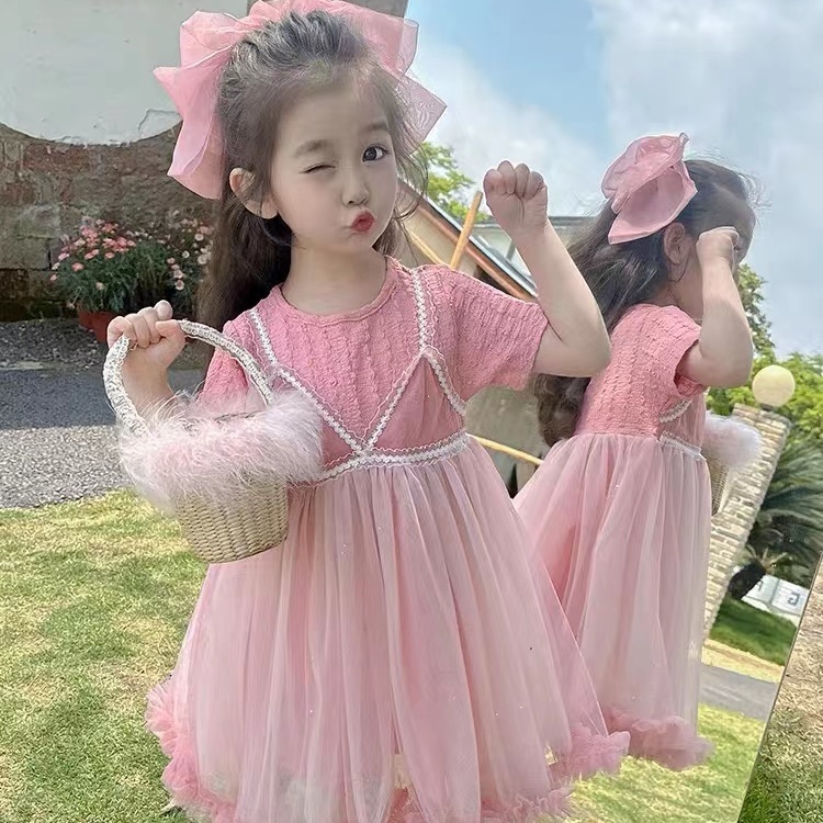 Đầm Công Chúa Thời Trang Mùa Hè Xinh Xắn Cho Bé Gái