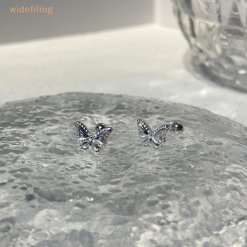 1 Cặp Bông Tai Hình Cánh Bướm Xoắn Ốc Thời Trang Dự Tiệc Cho Nữ