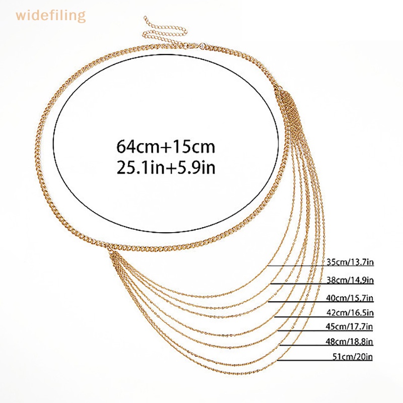 Thắt Lưng Dây Xích Nhiều Lớp Phong Cách Hiphop Thời Trang Cho Nữ