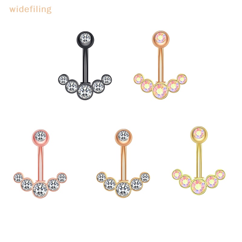 1 Khuyên Rốn Đính Đá Lấp Lánh Trang Sức Múa Belly Dance Cho Nữ