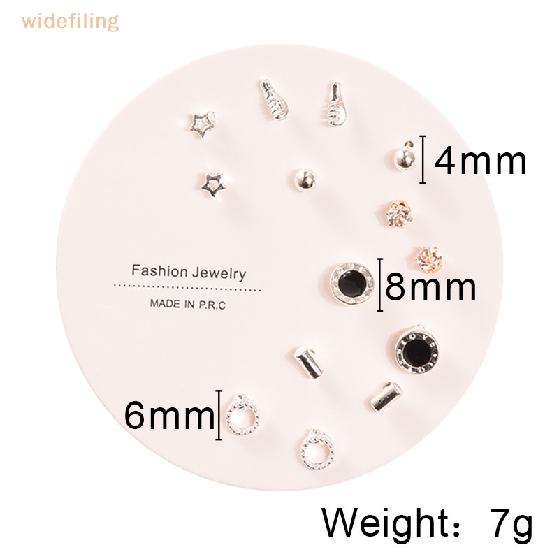 1 Set Bông Tai Hình Trái Tim / Bướm / Hạt Peart Kiểu Hình Học Đơn Giản Thời Trang Cho Nữ