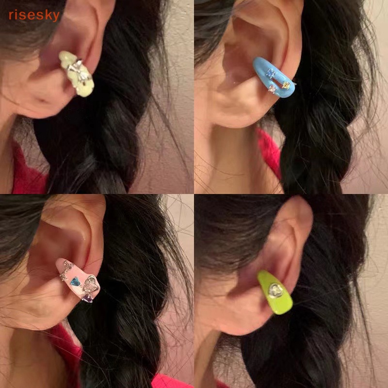 1 Bông Tai Dạng Kẹp Thời Trang Mới Phổ Biến Cho Nữ