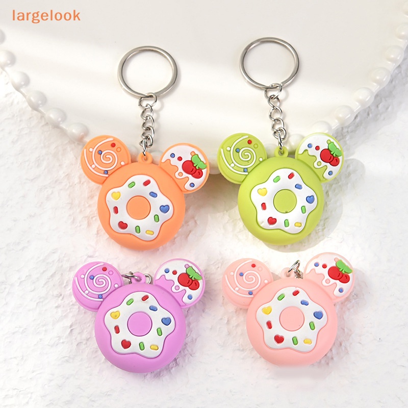 Móc Khóa Hình Bánh Donut Độc Đáo Trang Trí Giáng Sinh Năm Mới