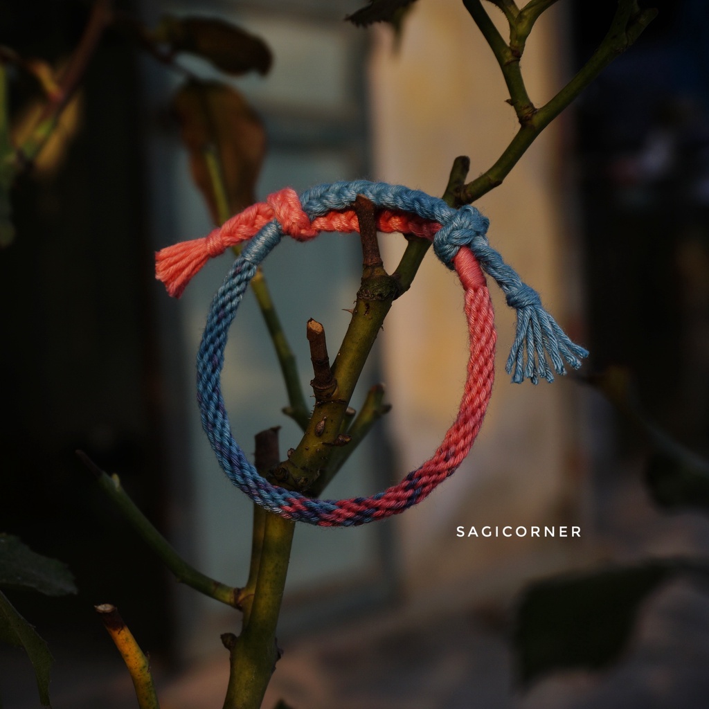 Part 1 - Vòng kumihimo màu ombre handmade