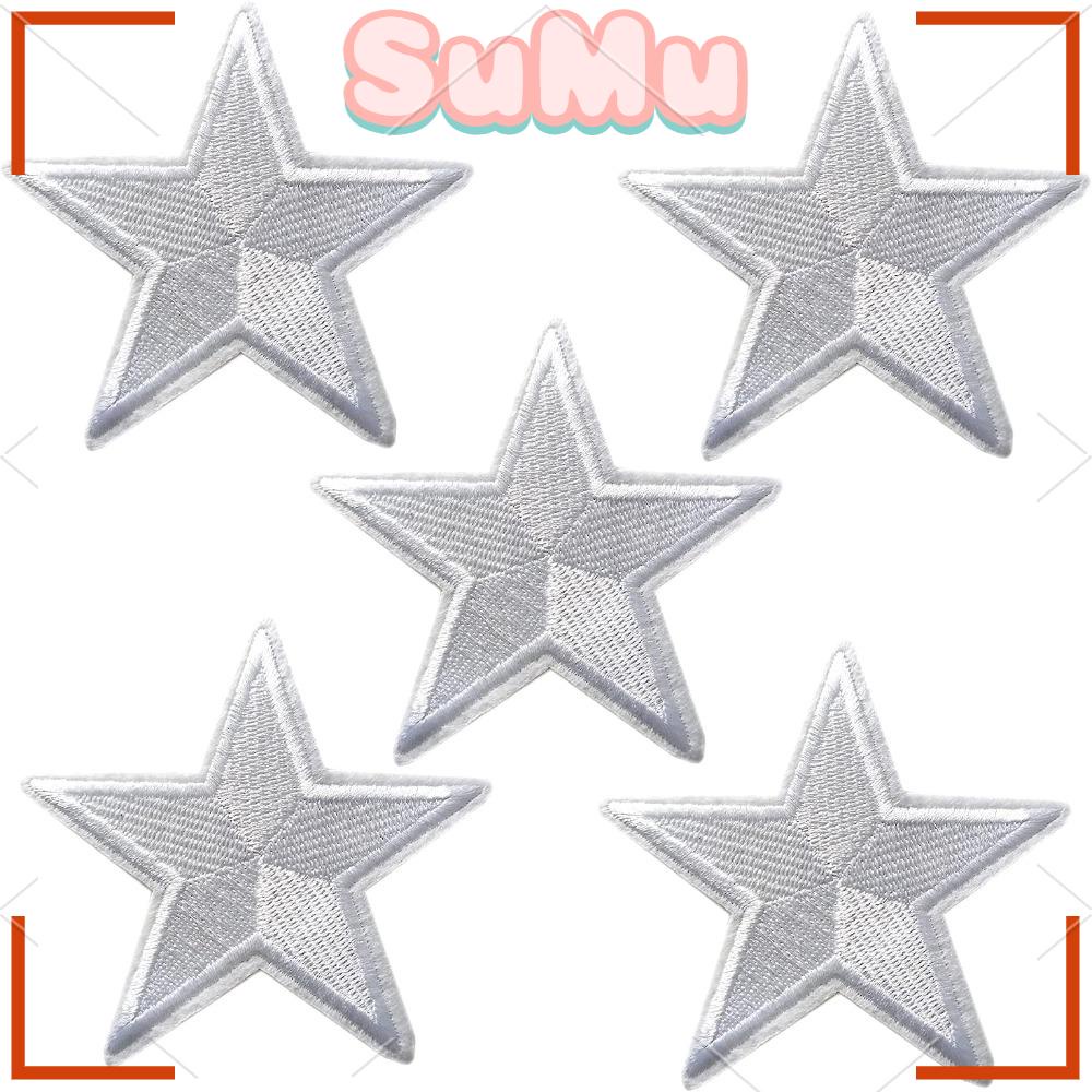SUMU Set 5 Miếng Vá, May Quần Áo Hình Ngôi Sao