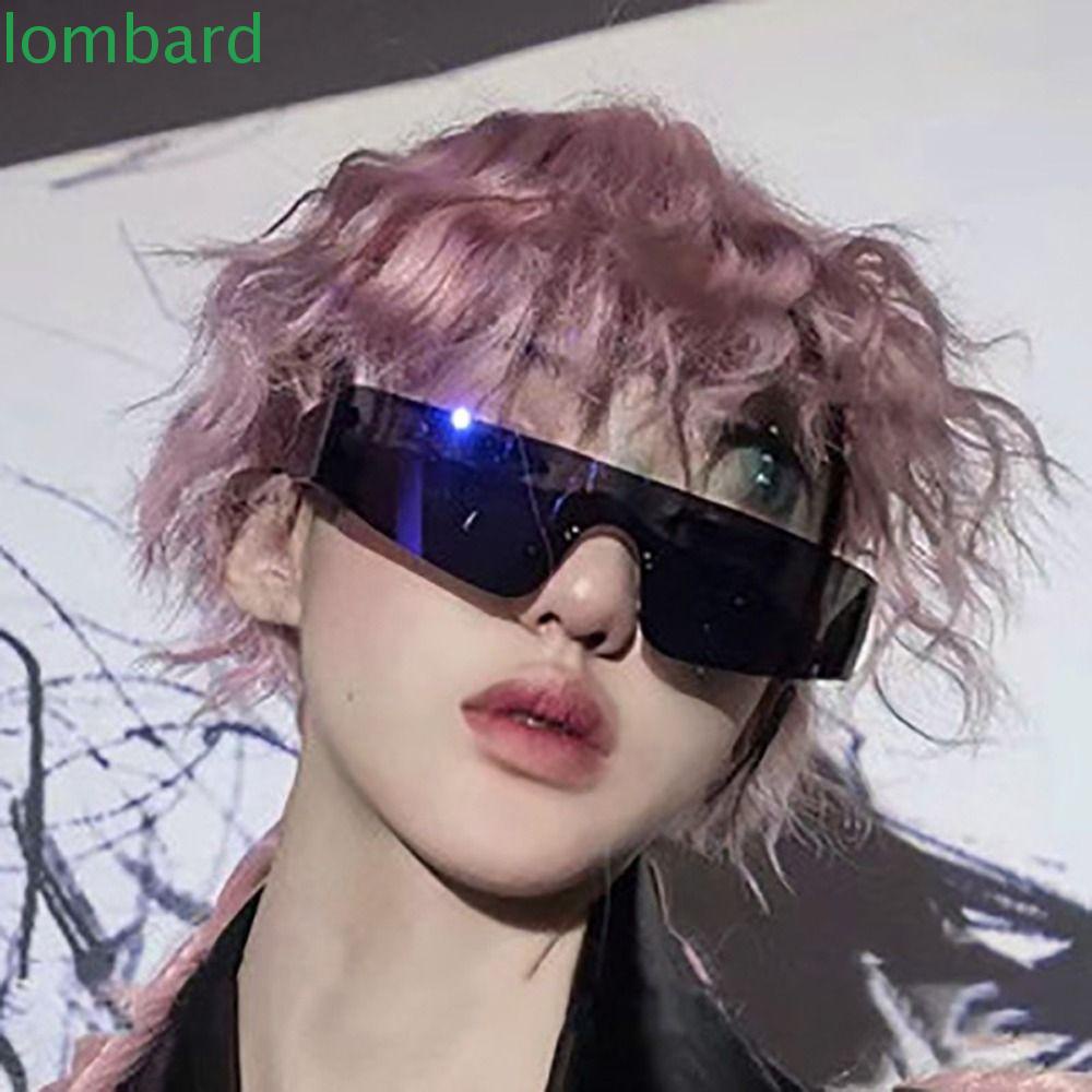 LOMBARD Kính Mát Chống Tia UV Phong Cách Punk Đường Phố Cá Tính Cho Nam Và Nữ