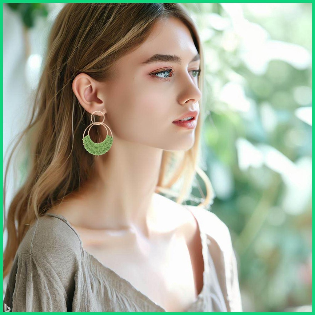 Đôi Khuyên Tai Dáng Dài Phong Cách Boho Thời Trang Mùa Hè Cho Nữ