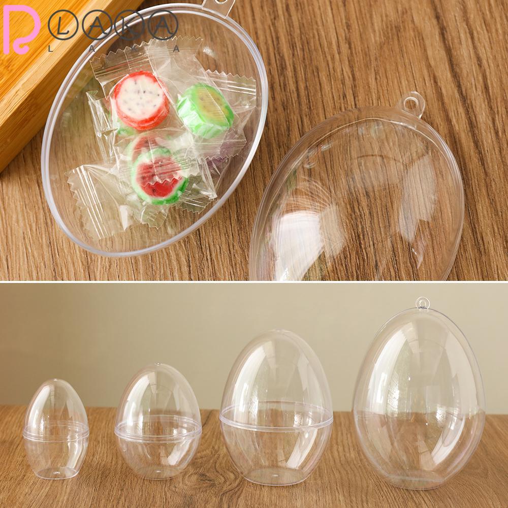 LAKAMIER Set 5 Quả Trứng Phục Sinh Bằng Nhựa Trong Suốt Dùng Trang Trí DIY