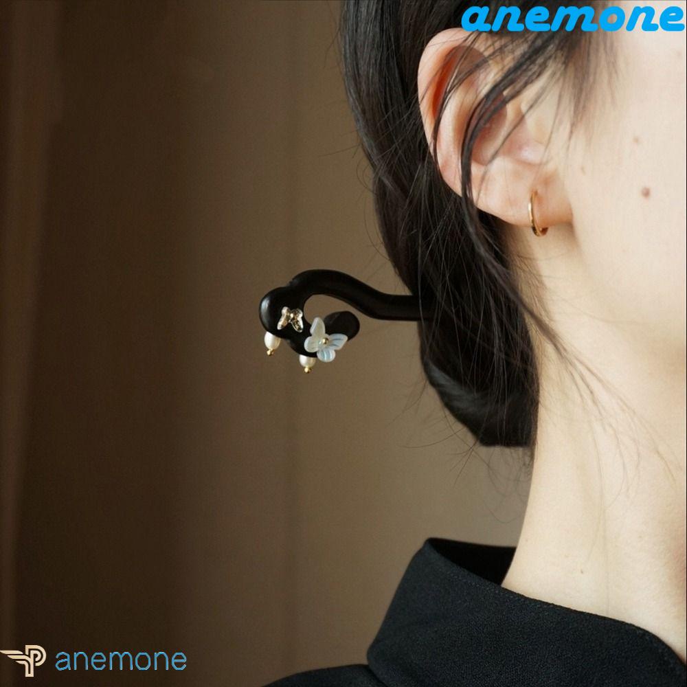 ANEMONE Trâm Cài Tóc Phối Tua Rua Phong Cách Trung Hoa Cổ Điển Cho Nữ