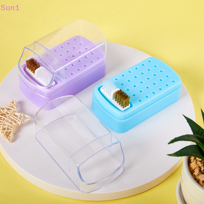 Giá Đỡ Mũi Khoan Acrylic Trong Suốt 30 Lỗ Chống Bụi Tiện Dụng