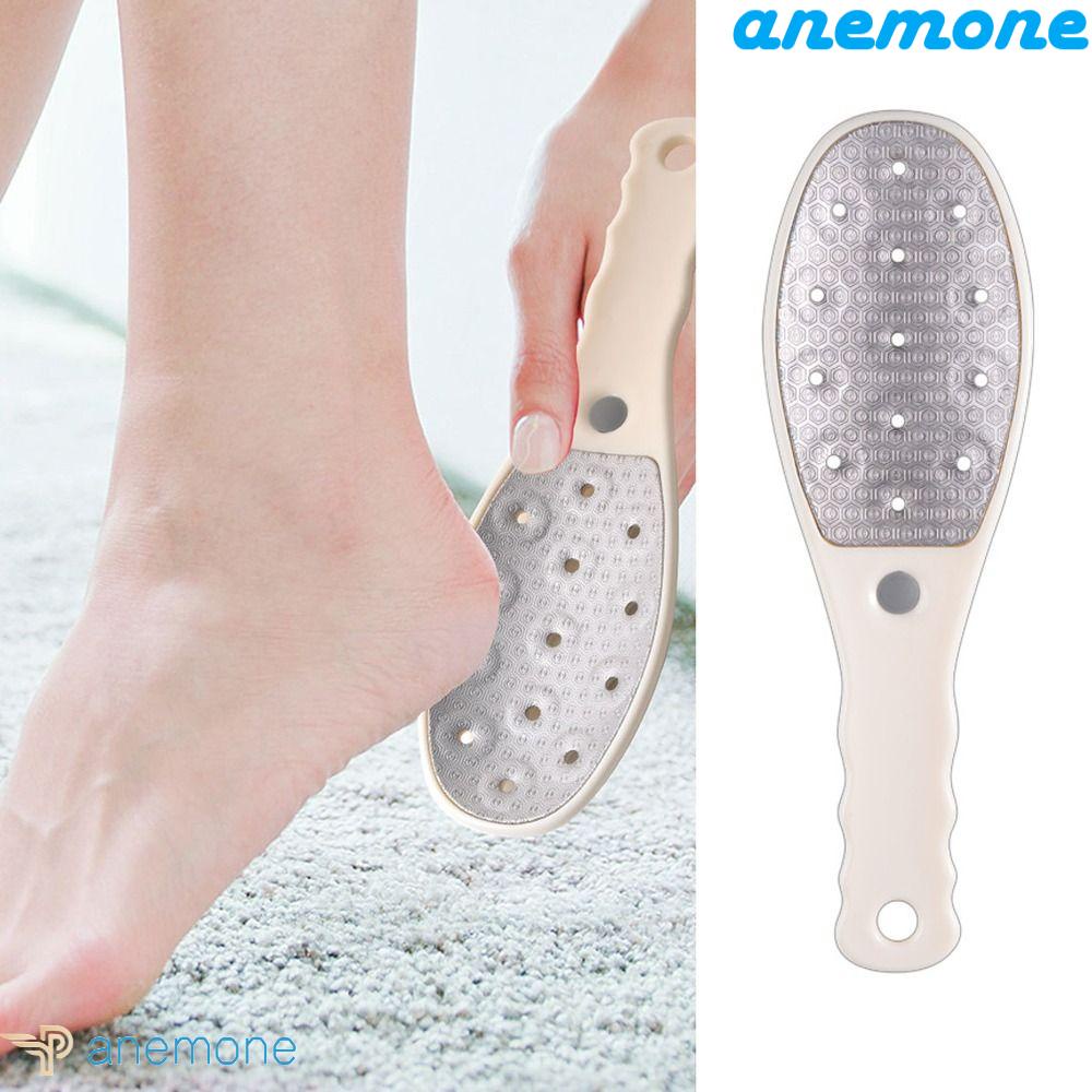 ANEMONE Dụng Cụ Dũa Bàn Chân Tẩy Tế Bào Chết Chuyên Nghiệp Bằng Thép Không Gỉ Hai Mặt Dành Cho Nam Và Nữ