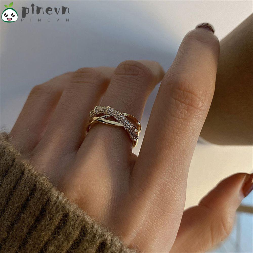 PINEVN Nhẫn Hở Sáng Tạo Thời Trang Cho Nữ