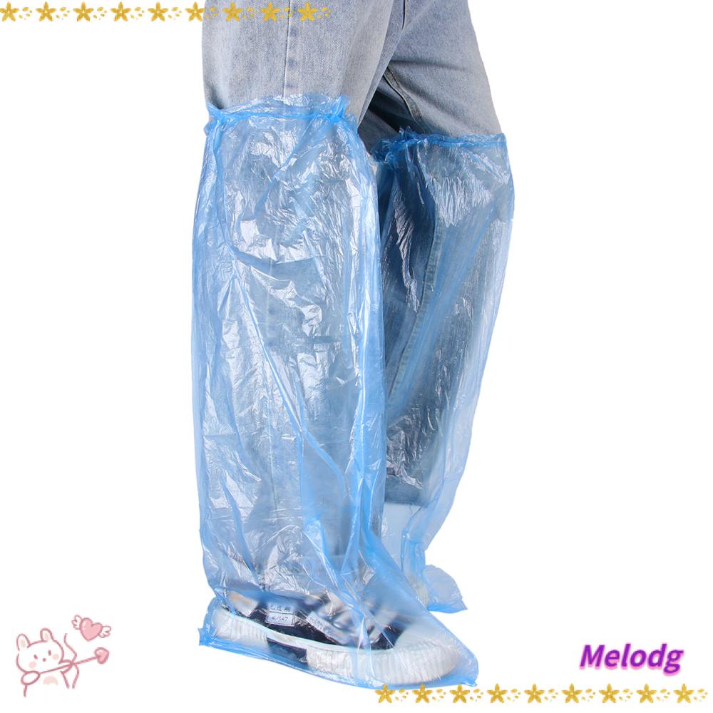 MELODG 1 / 5 / 10 Cặp Bọc Giày Đi Mưa Dùng Một Lần Chống Thấm Nước Tiện Dụng
