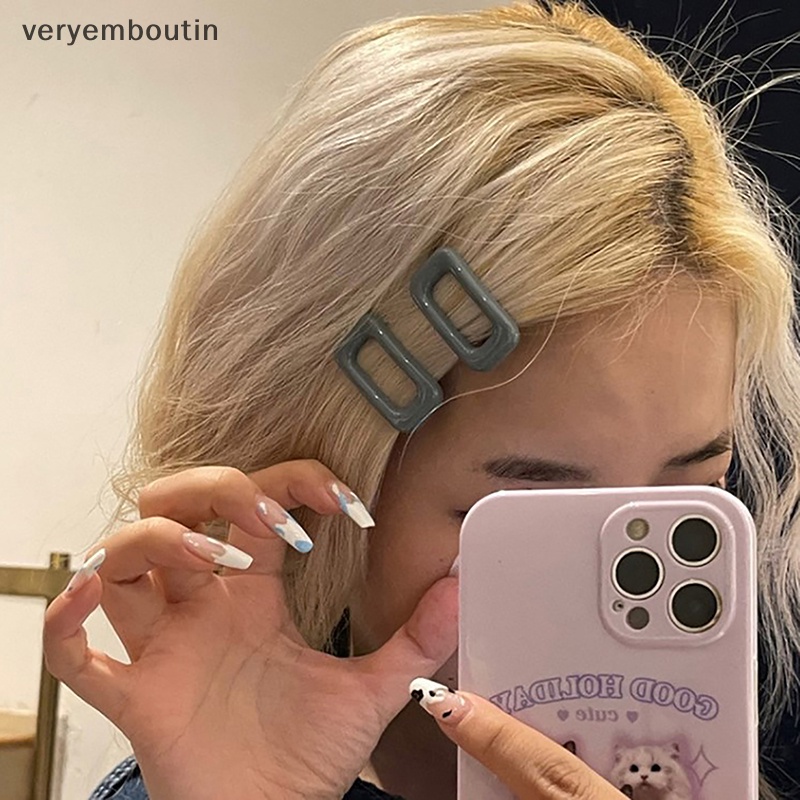 Bộ 2 Kẹp Tóc Nhỏ Màu Kẹo Ngọt Phong Cách Hàn Quốc Dễ Thương Cho Nữ