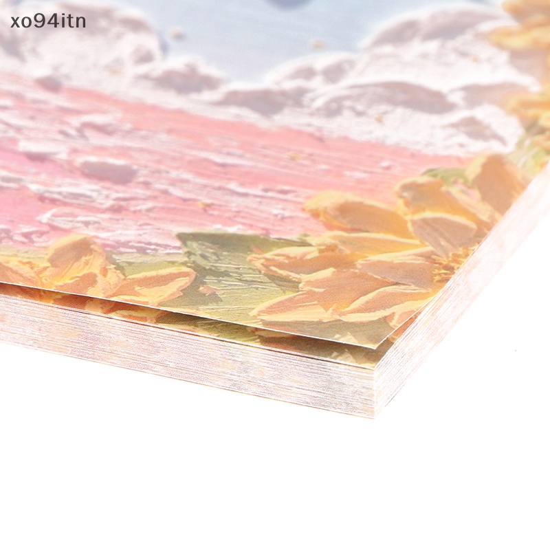 Tn Giấy Ghi Chú Nhỏ Nhắn Tự Làm Không Dính Phong Cách Đồng Quê Tươi Mới