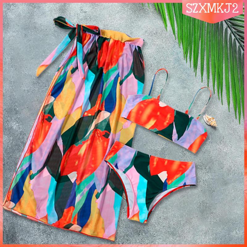 Bộ Đồ Bơi Bikini Tam Giác Có Áo Che Phủ Dành Cho Nữ