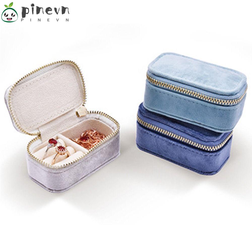 PINEVN Hộp Nhung Đựng Trang Sức Thiết Kế Đơn Giản Sang Trọng Ốp