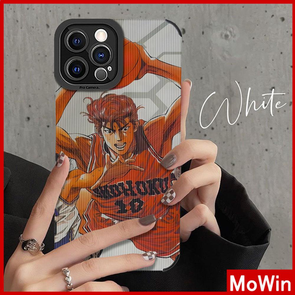 Ốp lưng iPhone 14 Pro Max Ốp Da Học Sinh Da Lộn Ốp Mềm Chống Sốc Bảo Vệ Anime Cổ Điển Cậu Bé Bóng Rổ Tóc Đỏ Tương thích với iPhone 13 Pro max 12 Pro max 11 xr xs 7