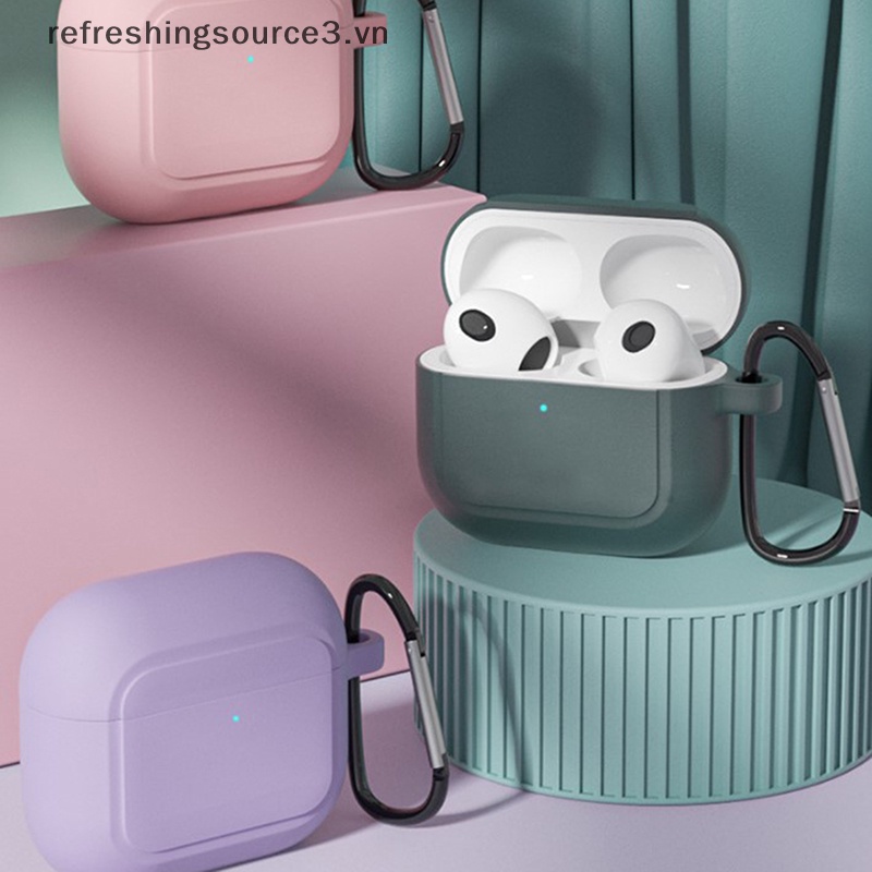 Vỏ Bảo Vệ Hộp Sạc Tai Nghe Airpods 3 3 Bằng Silicon Mềm Chống Rơi