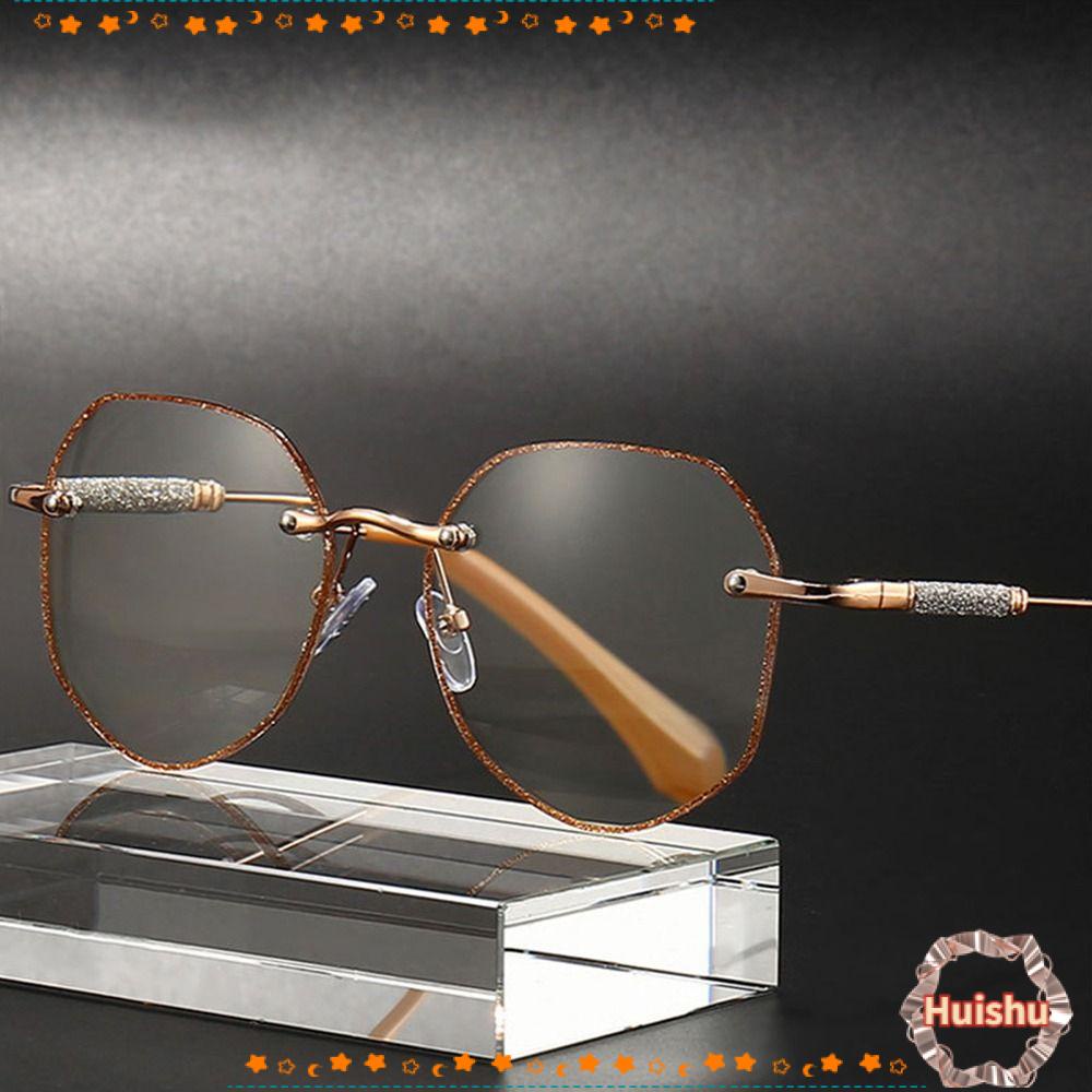 HS Kính Đọc Sách Đính Đá Lấp Lánh Phong Cách Vintage Thời Trang