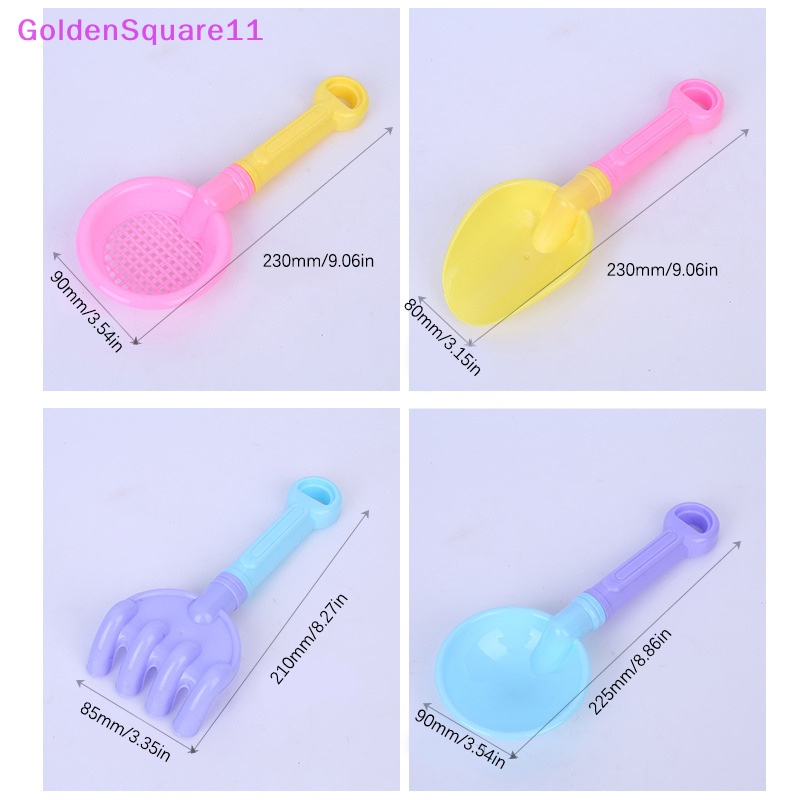 Bộ 4 Món Đồ Chơi Xúc Cát Bãi Biển Cho Bé