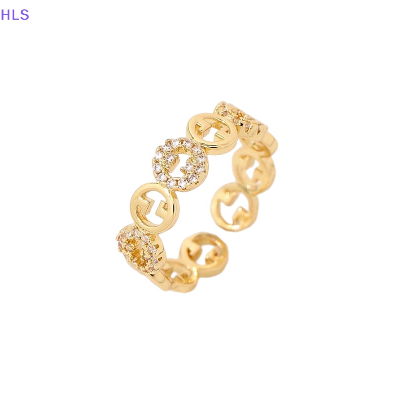 Nhẫn Hở Mạ Zircon Thời Trang Cá Tính Cho Nữ